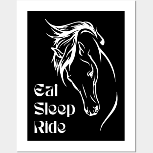 Eat Sleep Ride Posters and Art